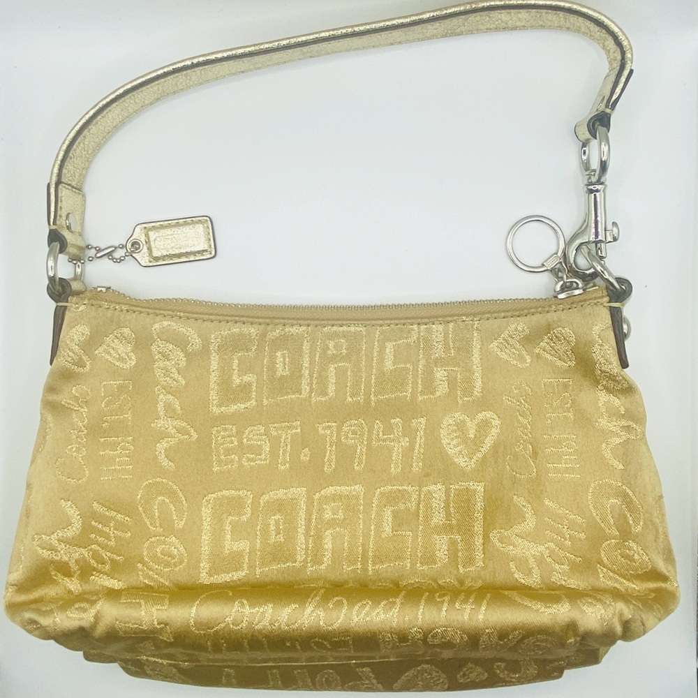 Coach Poppy Story Patch with Silver Hardware